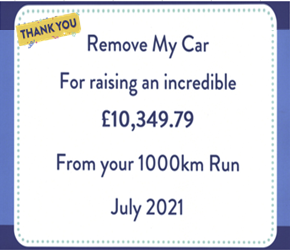 Remove my Car Just Giving